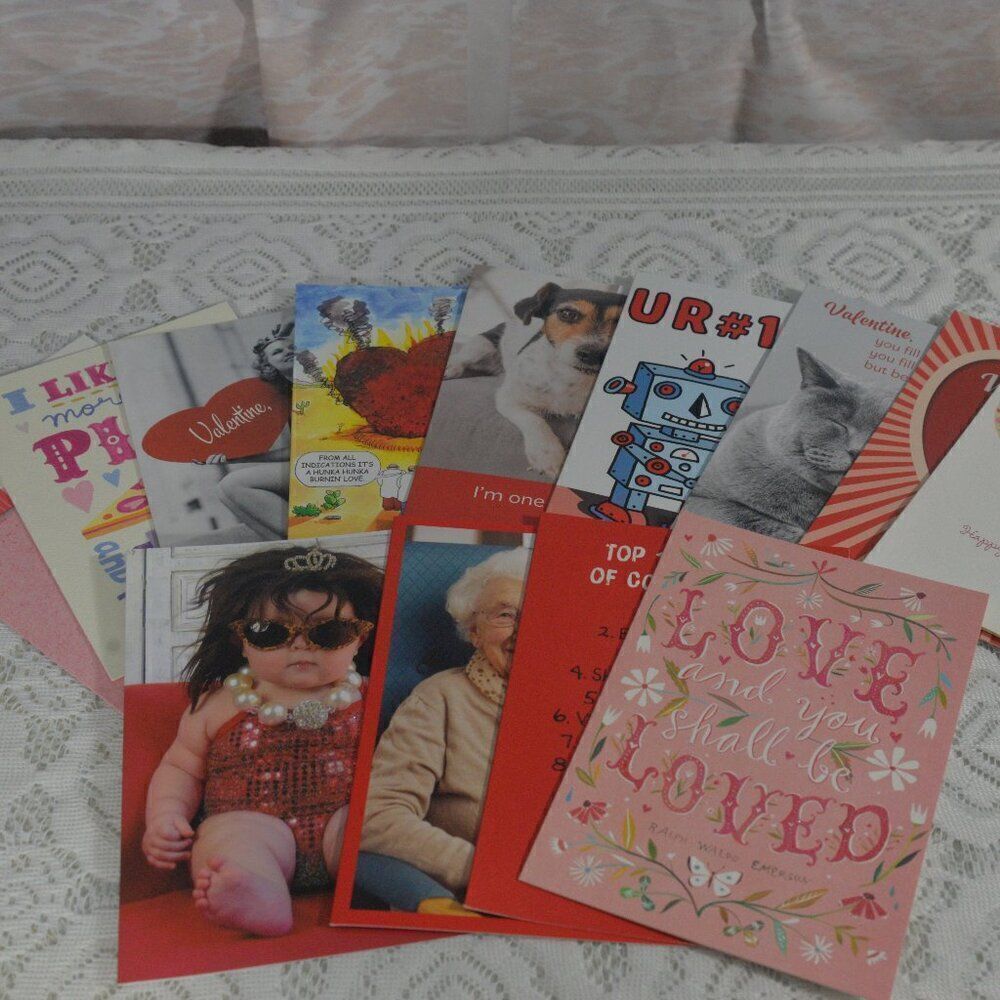 Valentines Day Cards Various Brand New with Envelopes - Picture 2 of 12